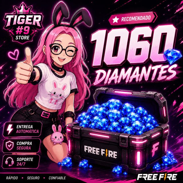 1060 Diamantes + 106 Bono
