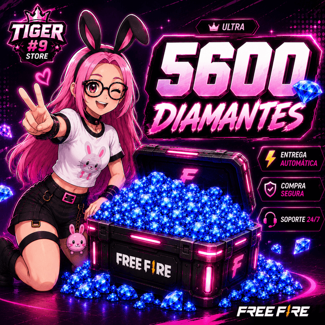 5.600 Diamantes + 560 Bono