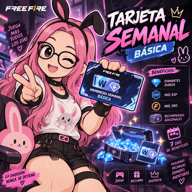Tarjeta Semanal Básica de Free Fire